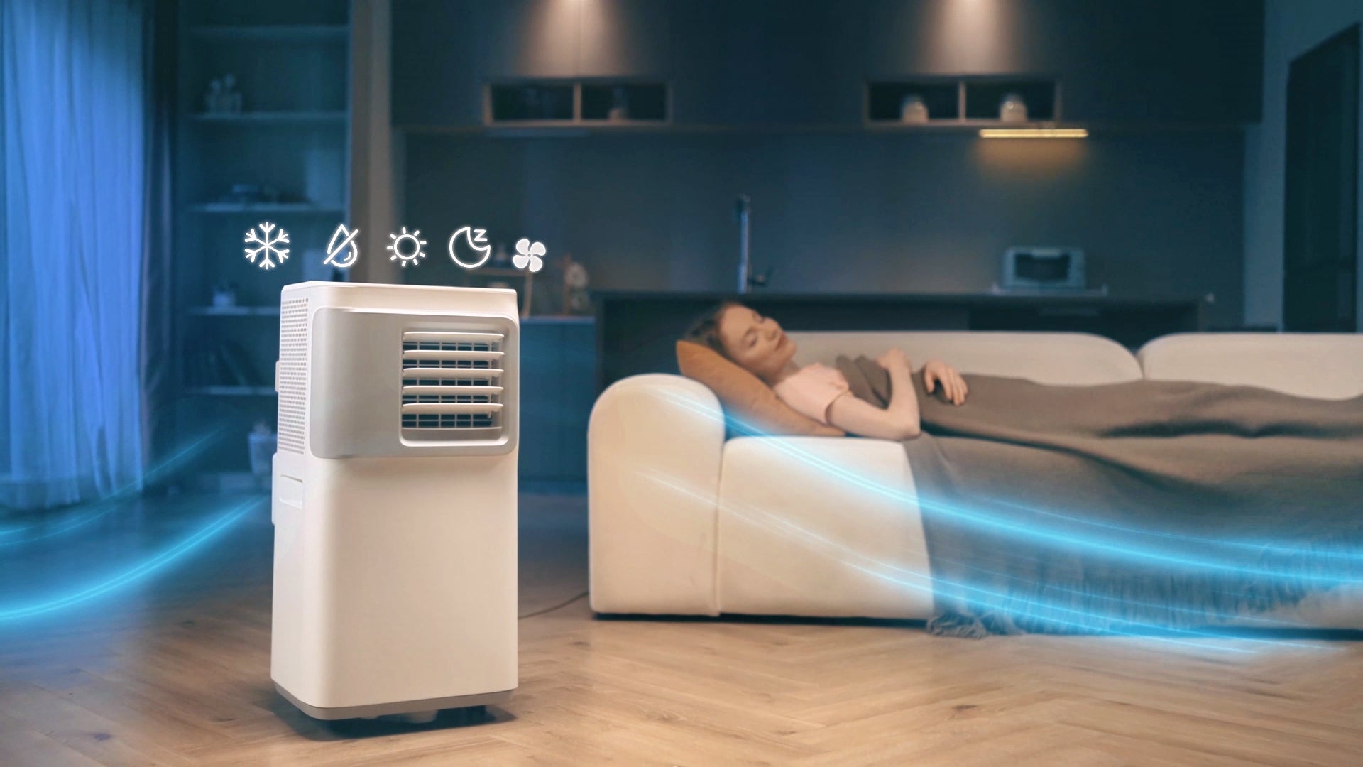 BLATACY Air Conditioner, 16,000 BTU Air Conditioner Portable for Room up to 800 Sq. Ft. with APP Control, White